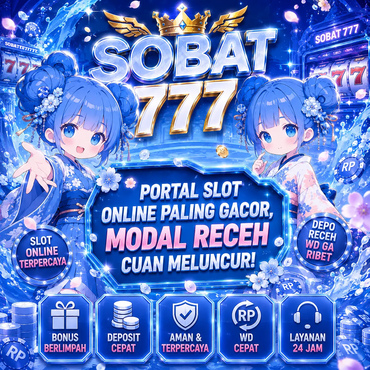  SOBAT777 🪙 Portal Slot Online Paling Gacor, Modal Receh Cuan Meluncur!
